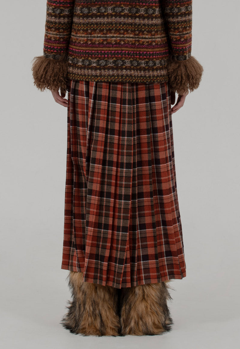 DEVON PLAID MAXI KILT