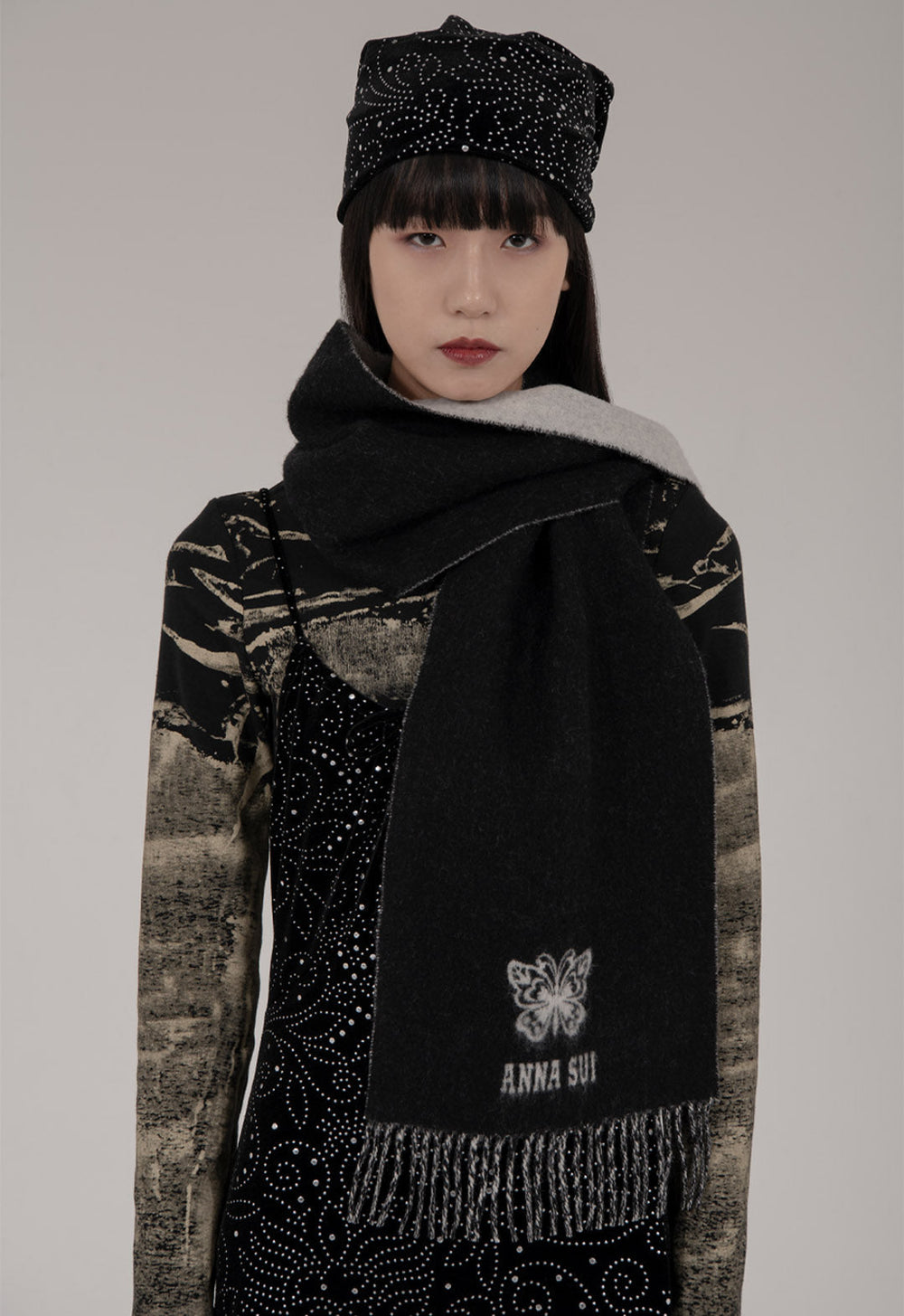ashley williams scarf マフラー ashley williams scarf マフラー（マフラー・スカーフ | cherry