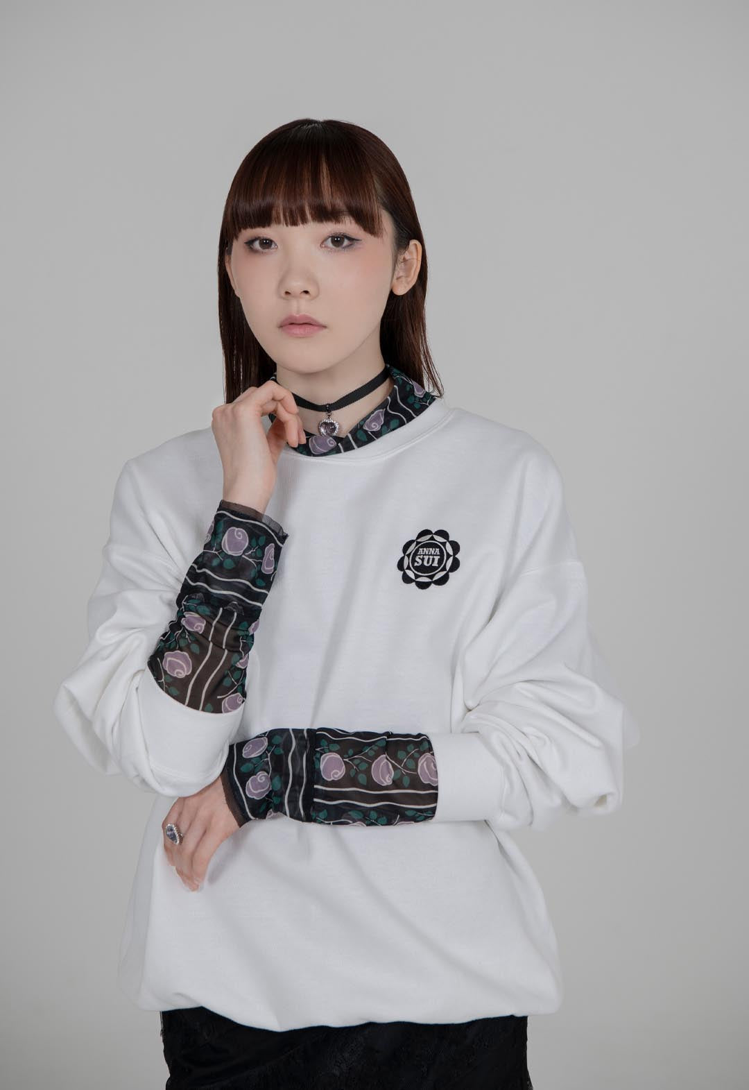 ROSETTI MESH TURTLENECK TOP