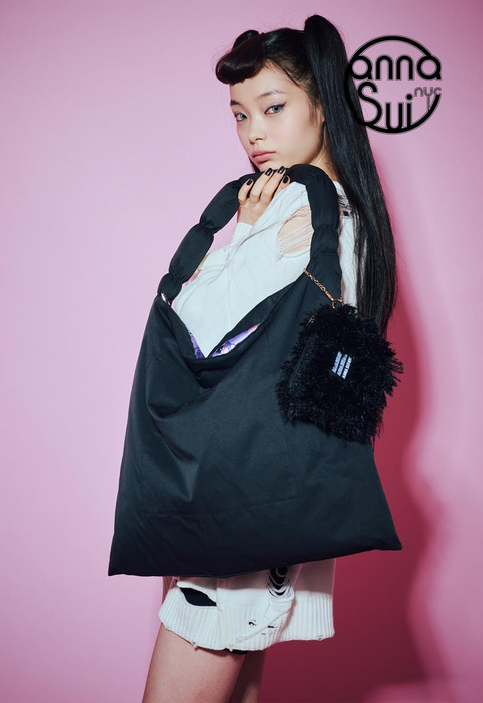 美品 ANNA SUI(アナスイ)リュック ハンドバッグ アナスイ ANNA SUI アニー バックパック （クロ） -人気ブランド