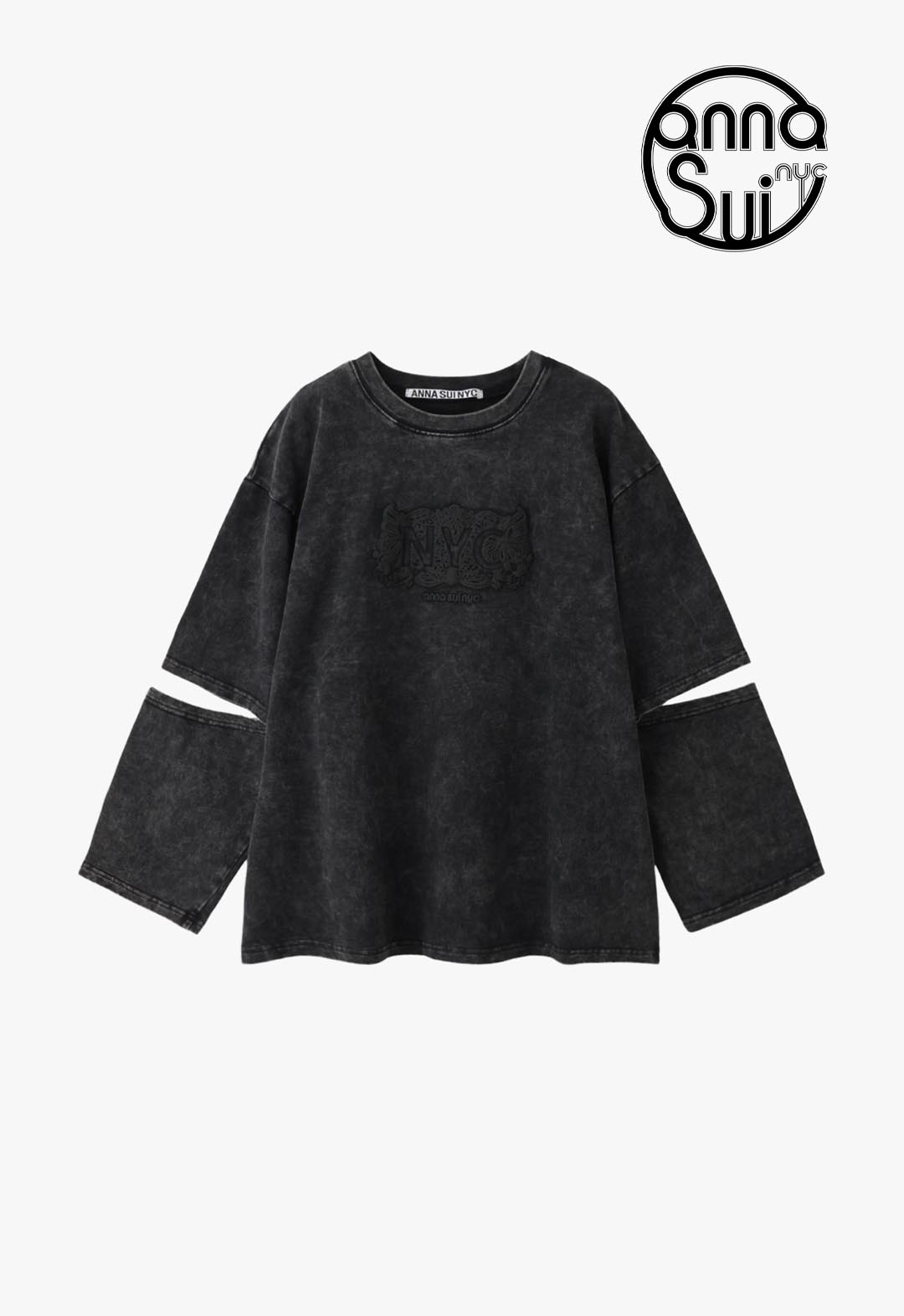 スリーブスラッシュロングTシャツ