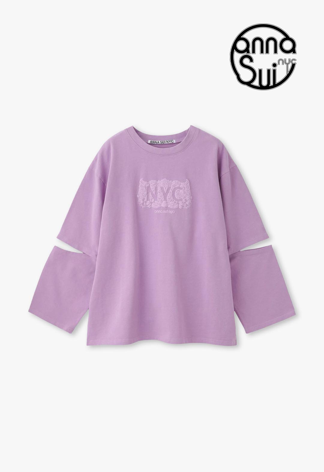 スリーブスラッシュロングTシャツ
