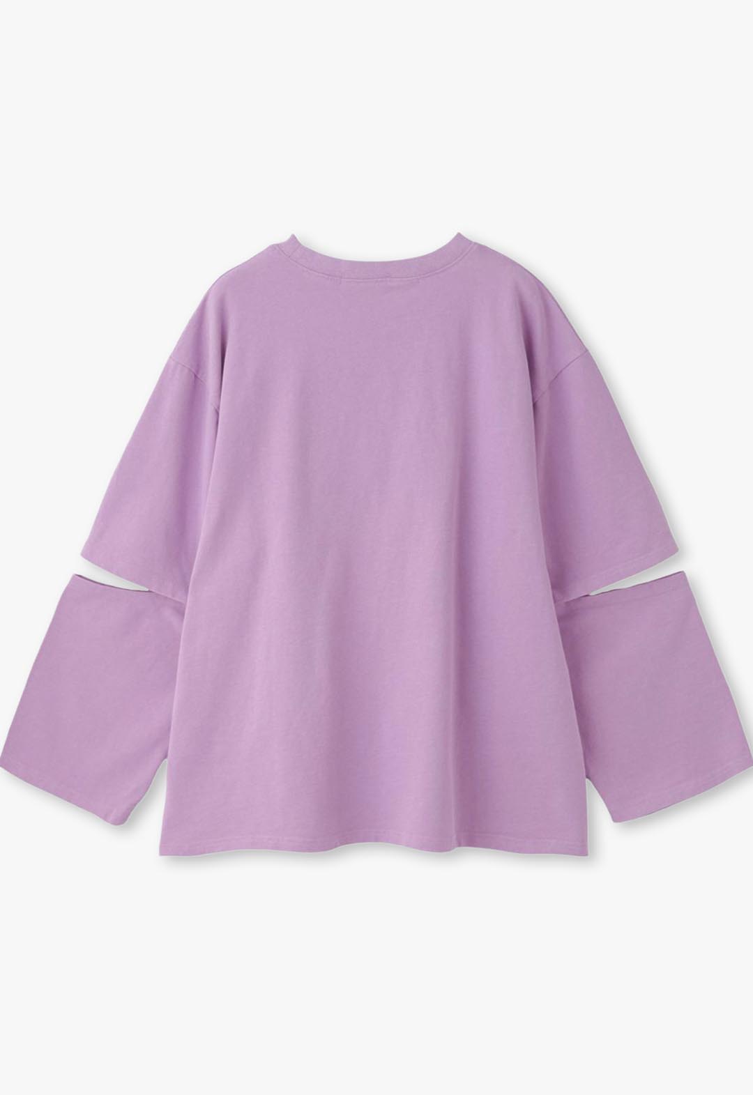 スリーブスラッシュロングTシャツ