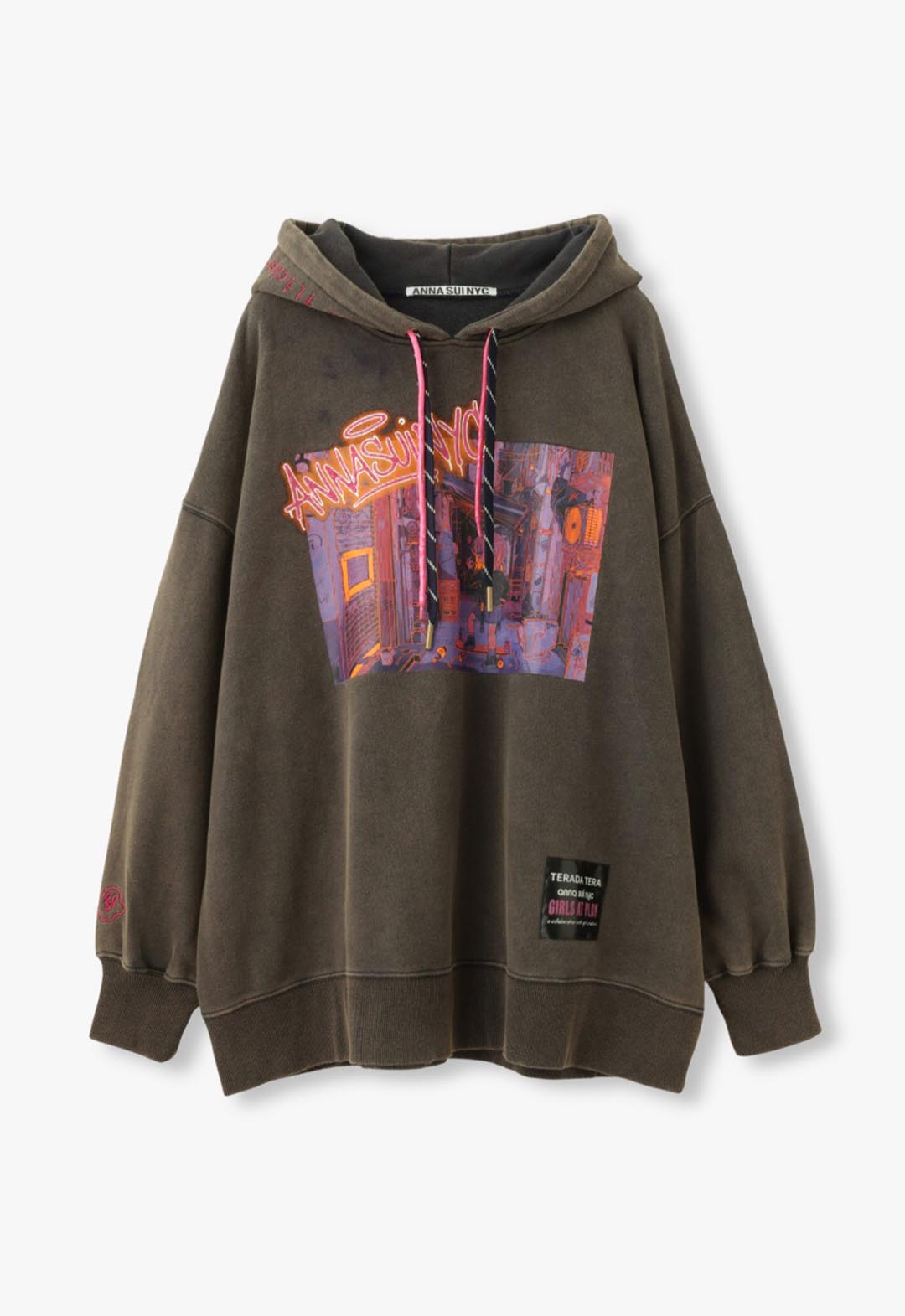TERA neon night road hoodie