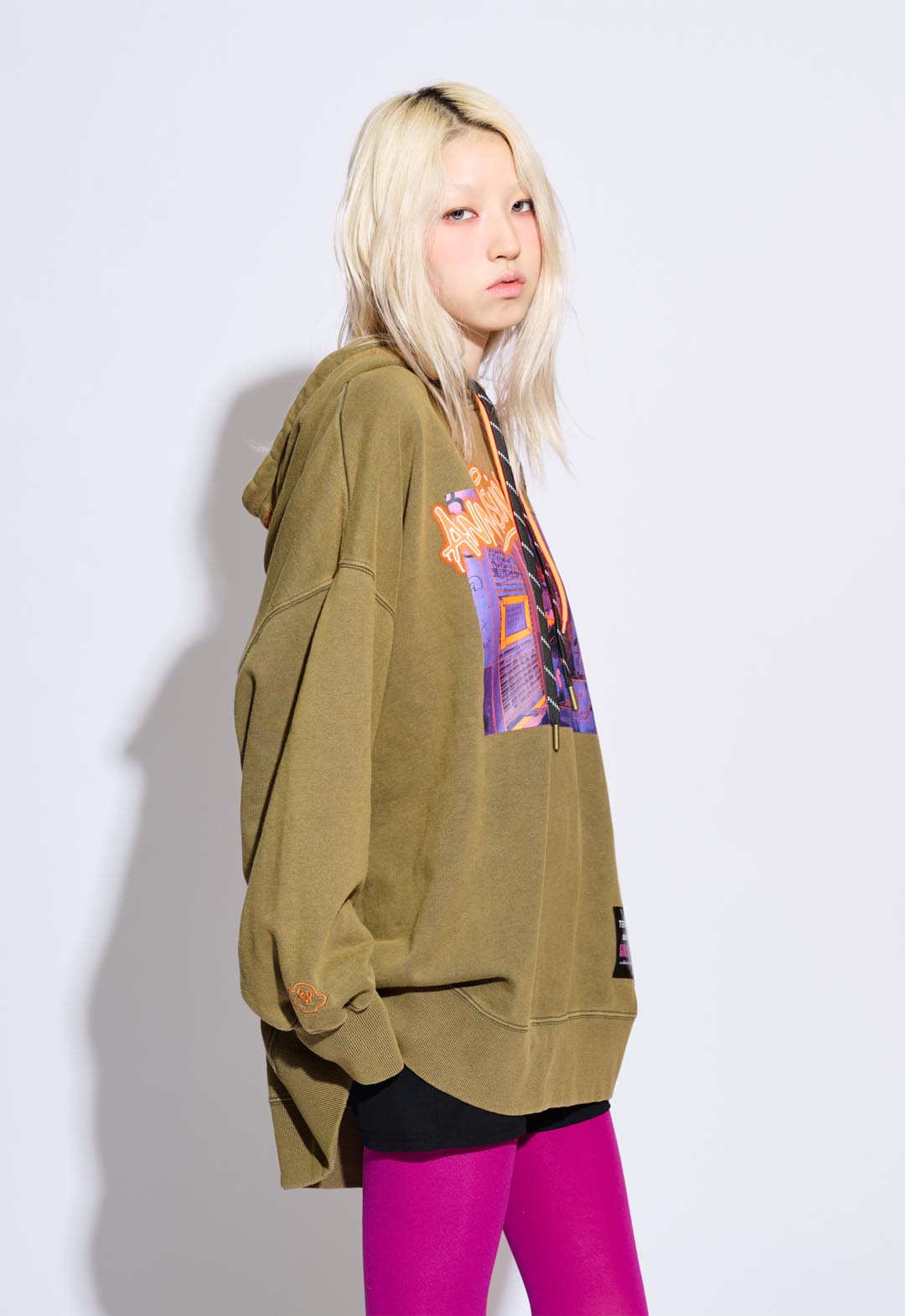 TERA neon night road hoodie
