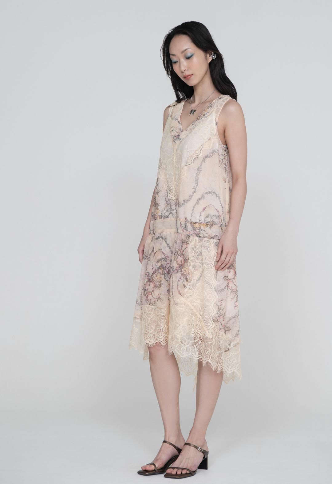 SPIRIT BLOOM CHIFFON DRESS