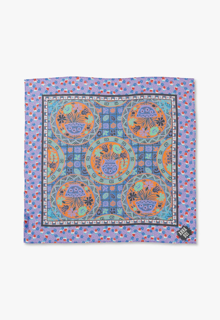 シルクプリントプチスカーフ