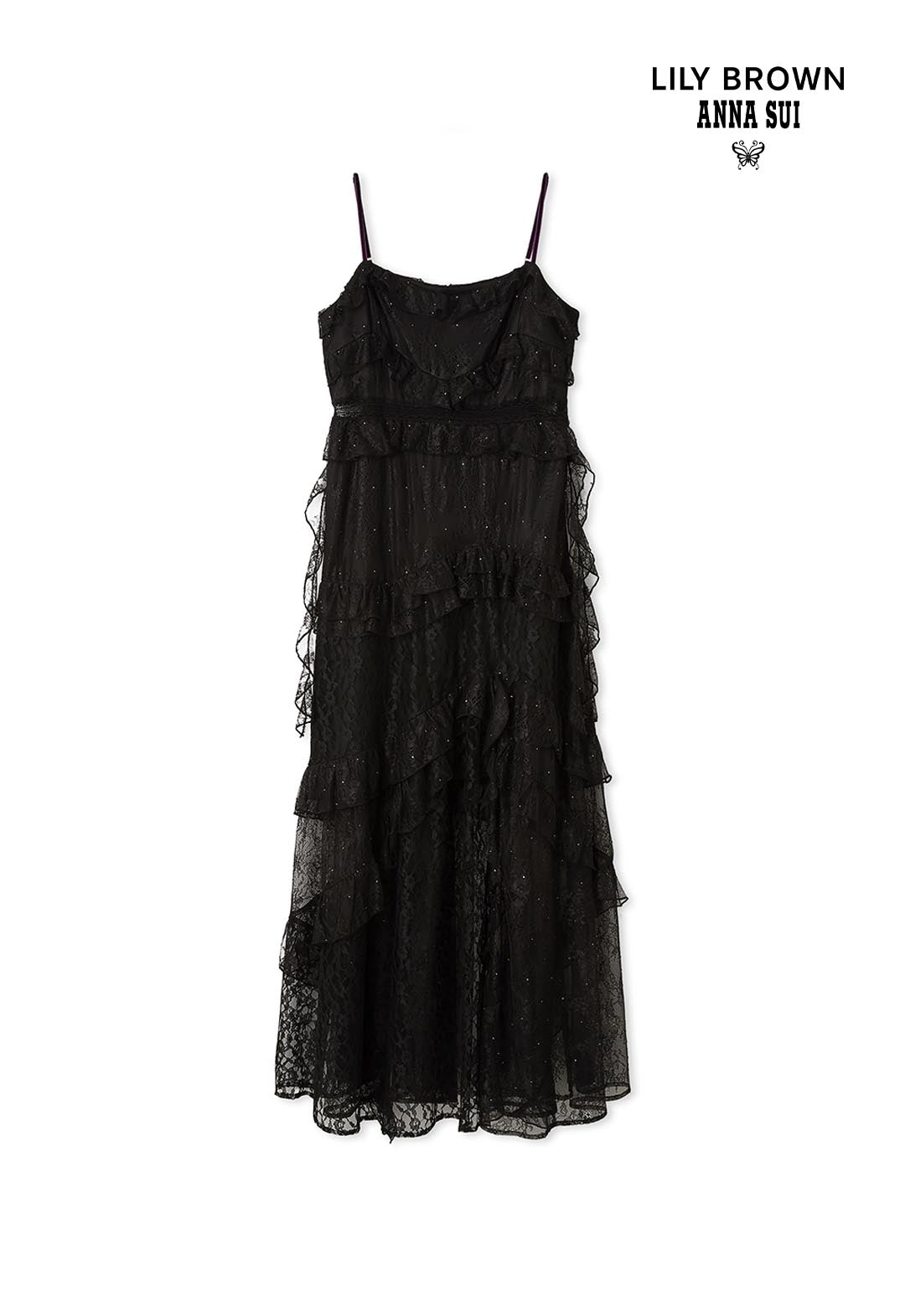 [LILY BROWN × ANASUI] Lace long dress