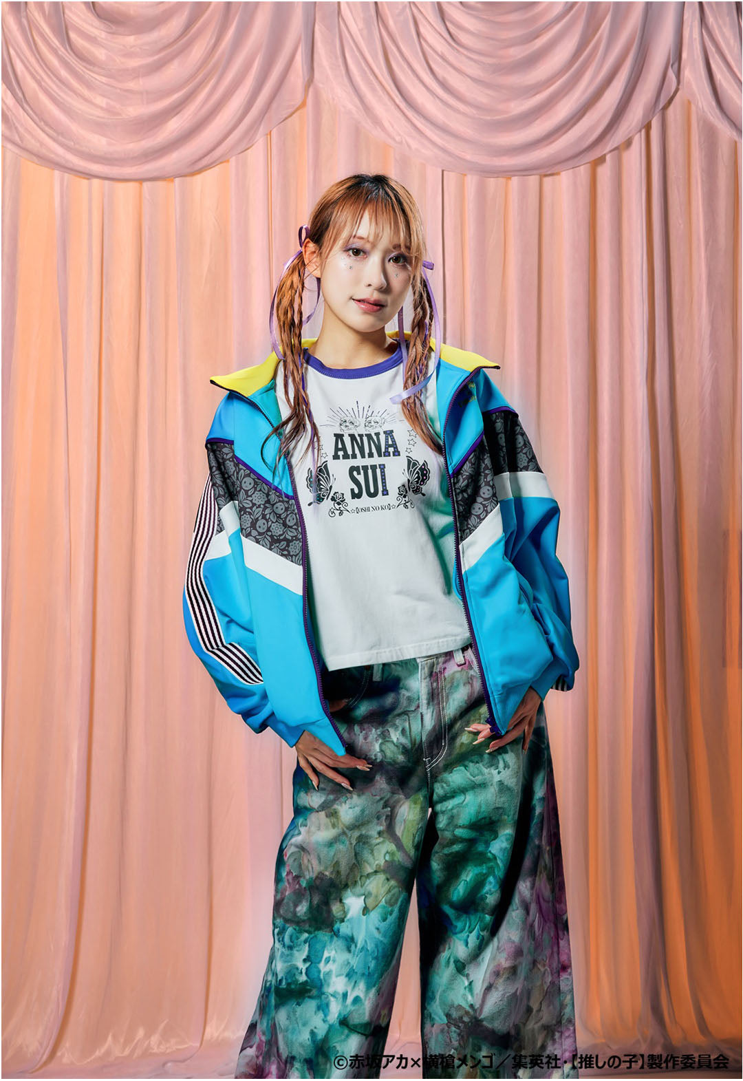 [Oshinoko]×ANNA SUI Pieyon 運動夾克