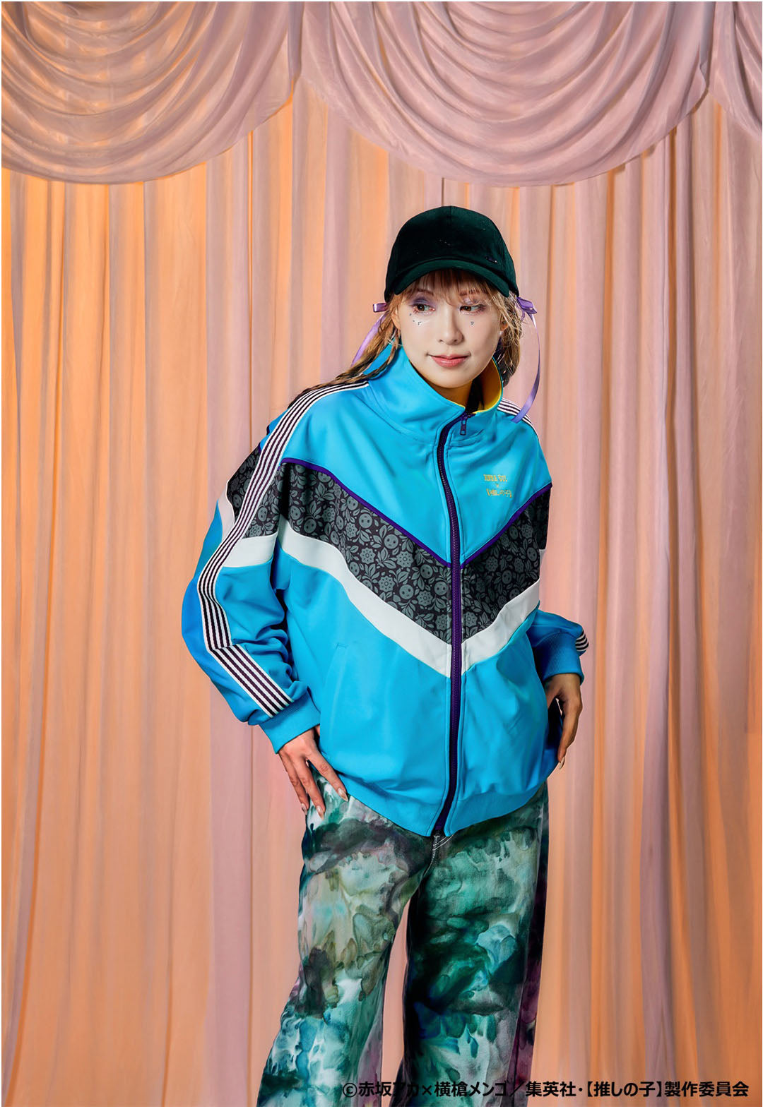 [Oshinoko]×ANNA SUI Pieyon 運動夾克