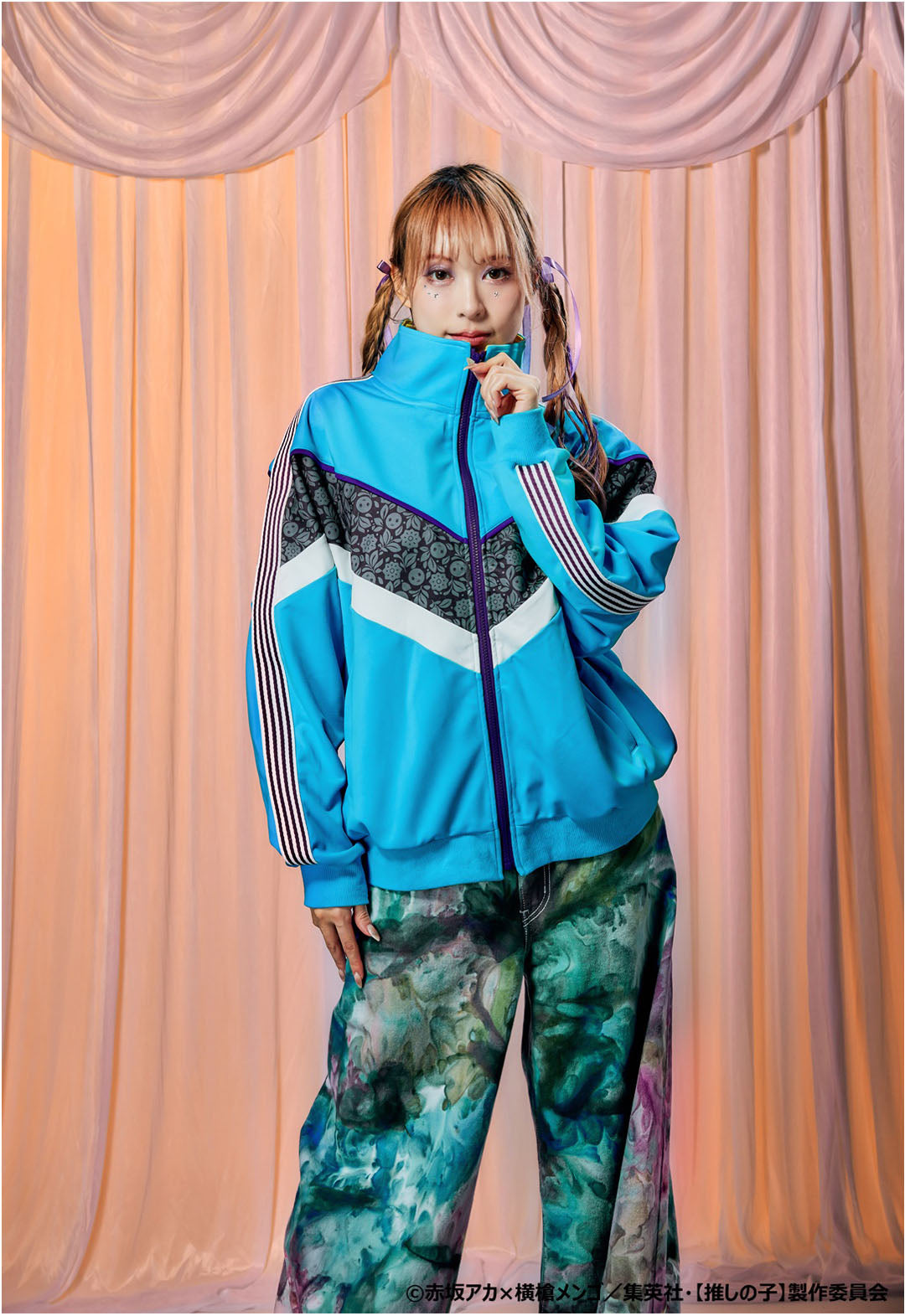 [Oshinoko]×ANNA SUI Pieyon 運動夾克