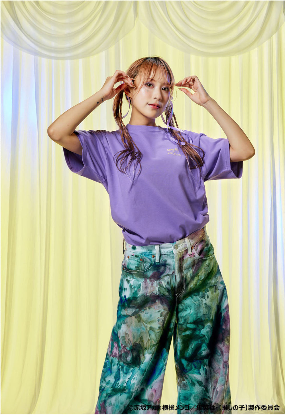 Oshi no Ko] x ANNA SUI Character T-shirt (MEM Cho) – アナ