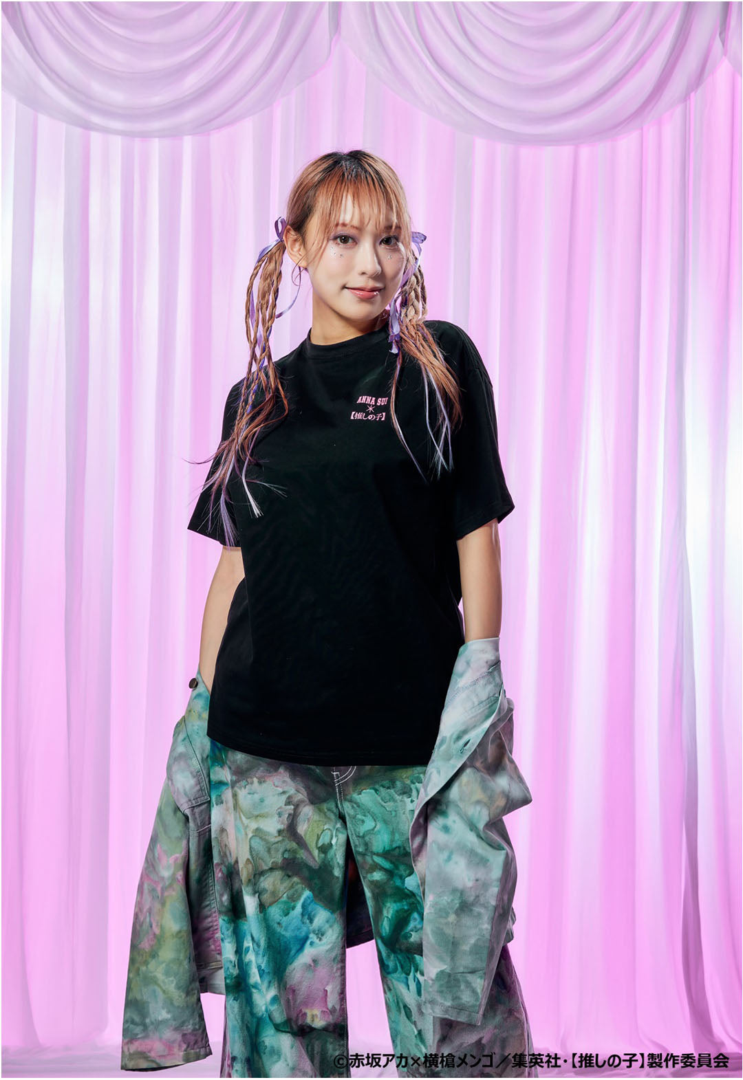 [Oshi no Ko] x ANNA SUI Character T-shirt (Ruby)