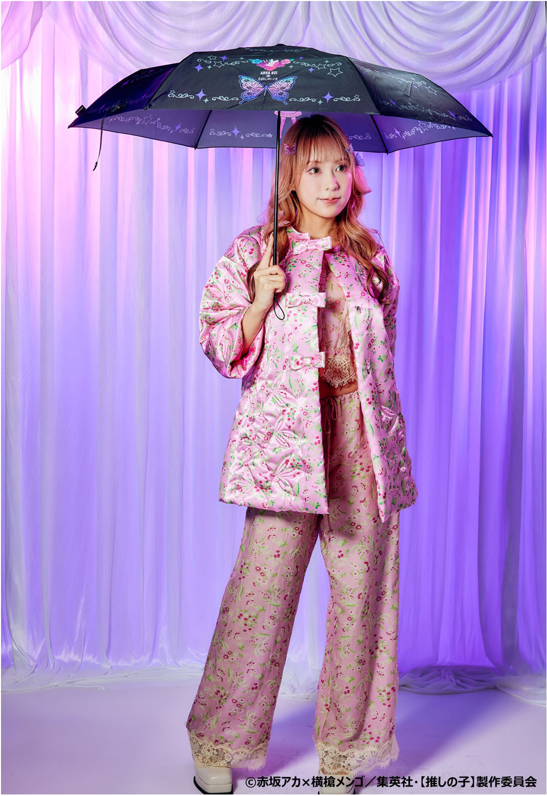 新品✨️ANNA SUI 薔薇柄 折りたたみ傘 55センチ 再入荷【 美少女戦士セーラームーン×ANNASUI 】 折りたたみ傘