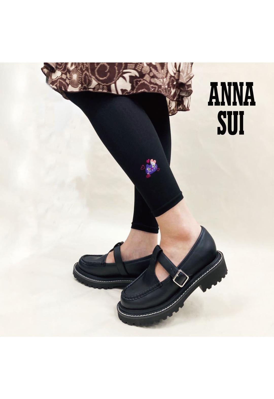 One-point logo embroidered leggings, 10-length