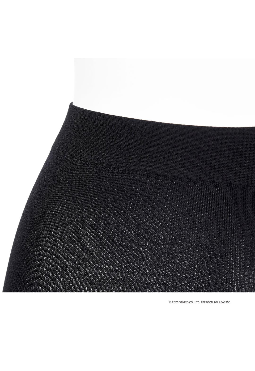 Kuromi & My Melody tights with gold embroidery