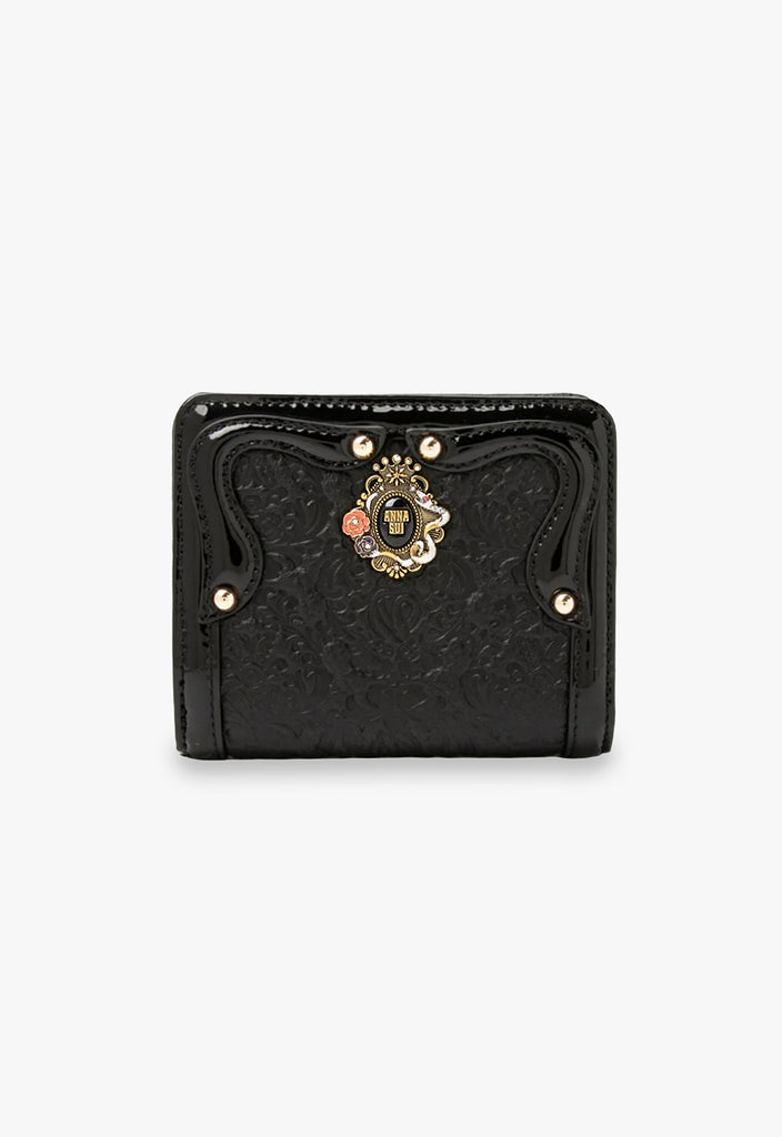 Serpent L-shaped zipper bifold wallet