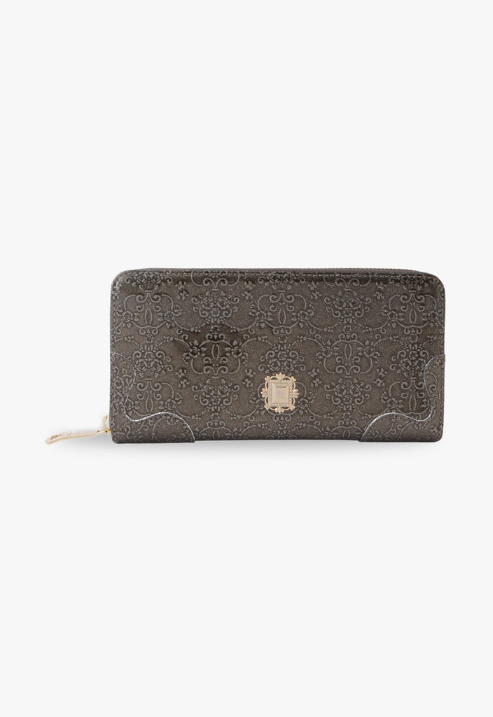 Loomy Round Fastener Long Wallet