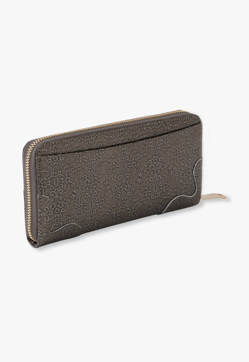 Loomy Round Fastener Long Wallet