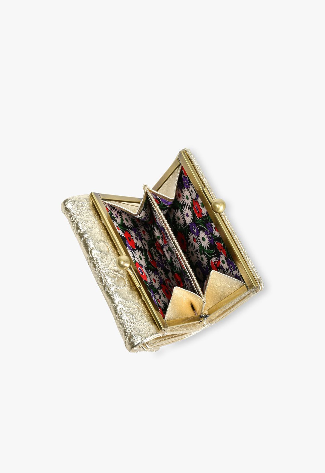 アナ スイ（ANNA SUI）チェイス 口金2つ折り財布 | ローズ バラ 薔薇