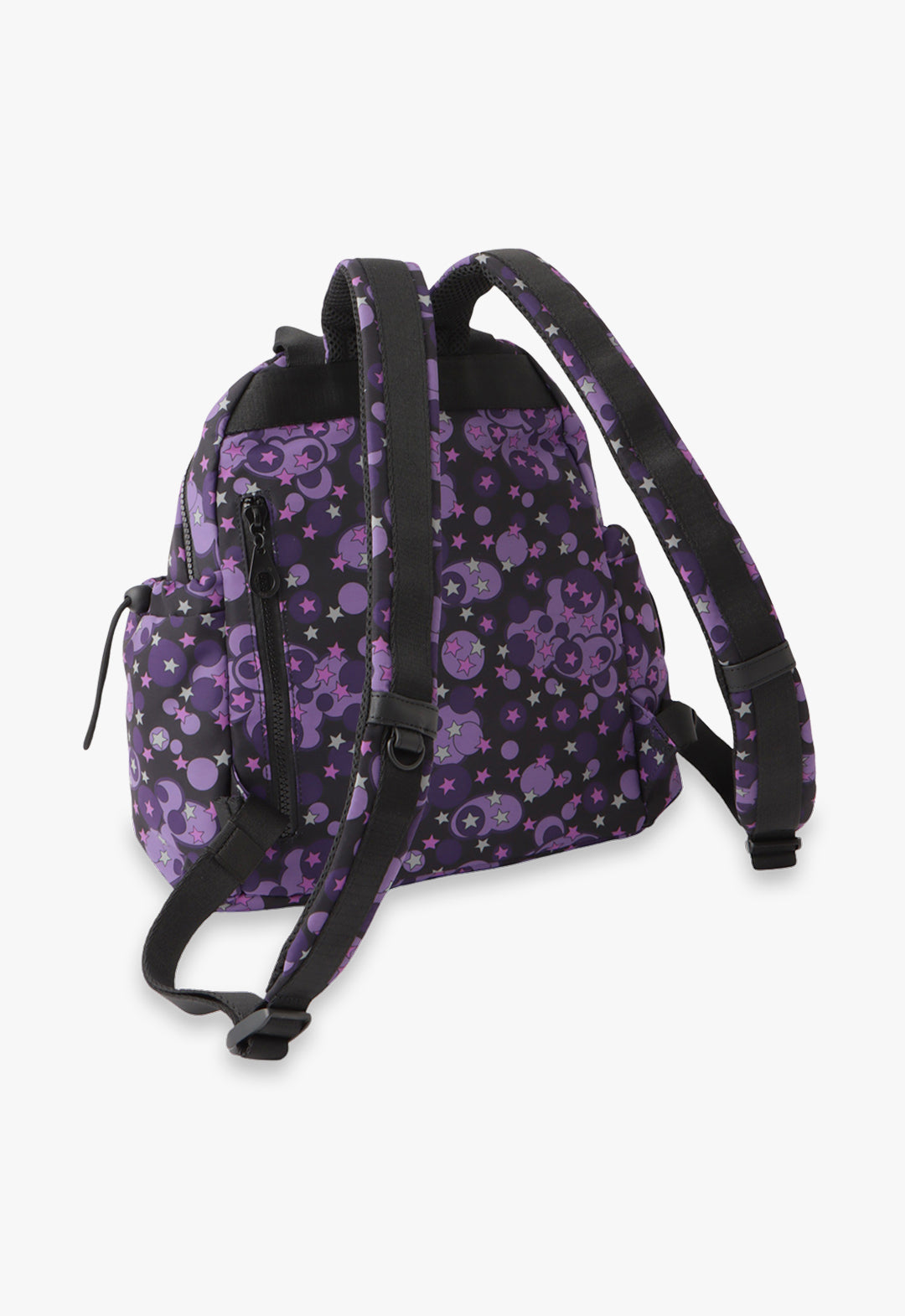 美品✨アナスイ ブティック柄 リュック 折り畳み 横開き可 軽量 ナイロン Vacation Backpacks