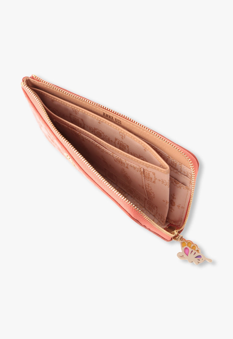 Marple thin gore long wallet