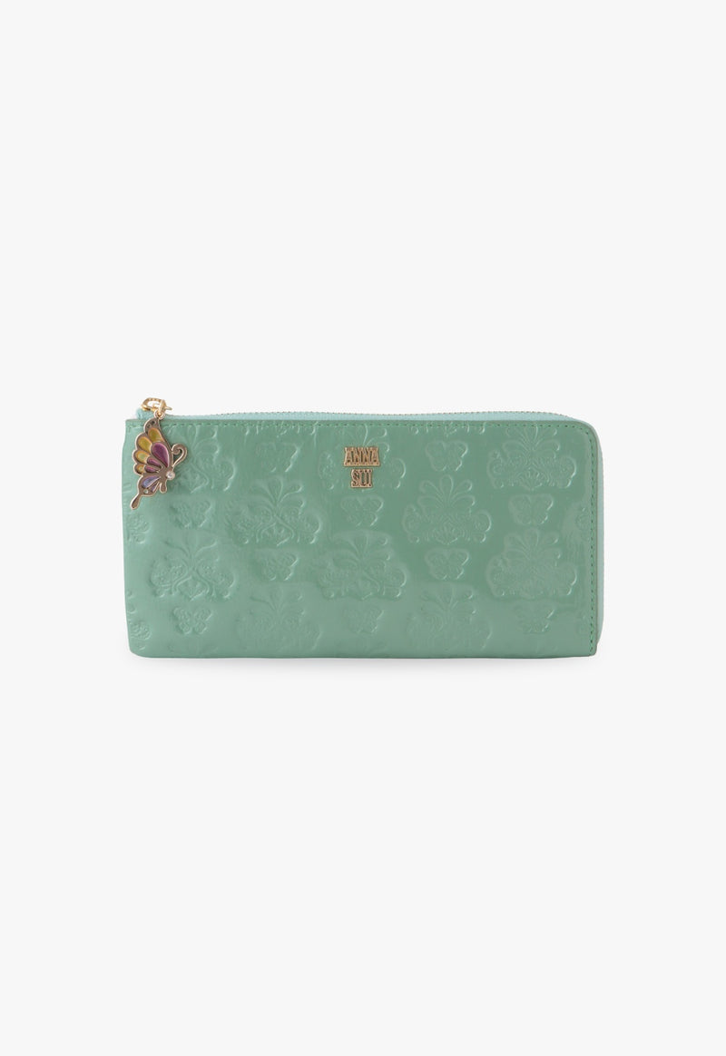 Marple thin gore long wallet