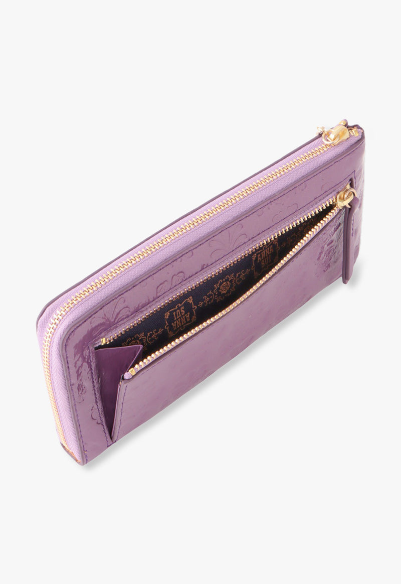 Marple thin gore long wallet