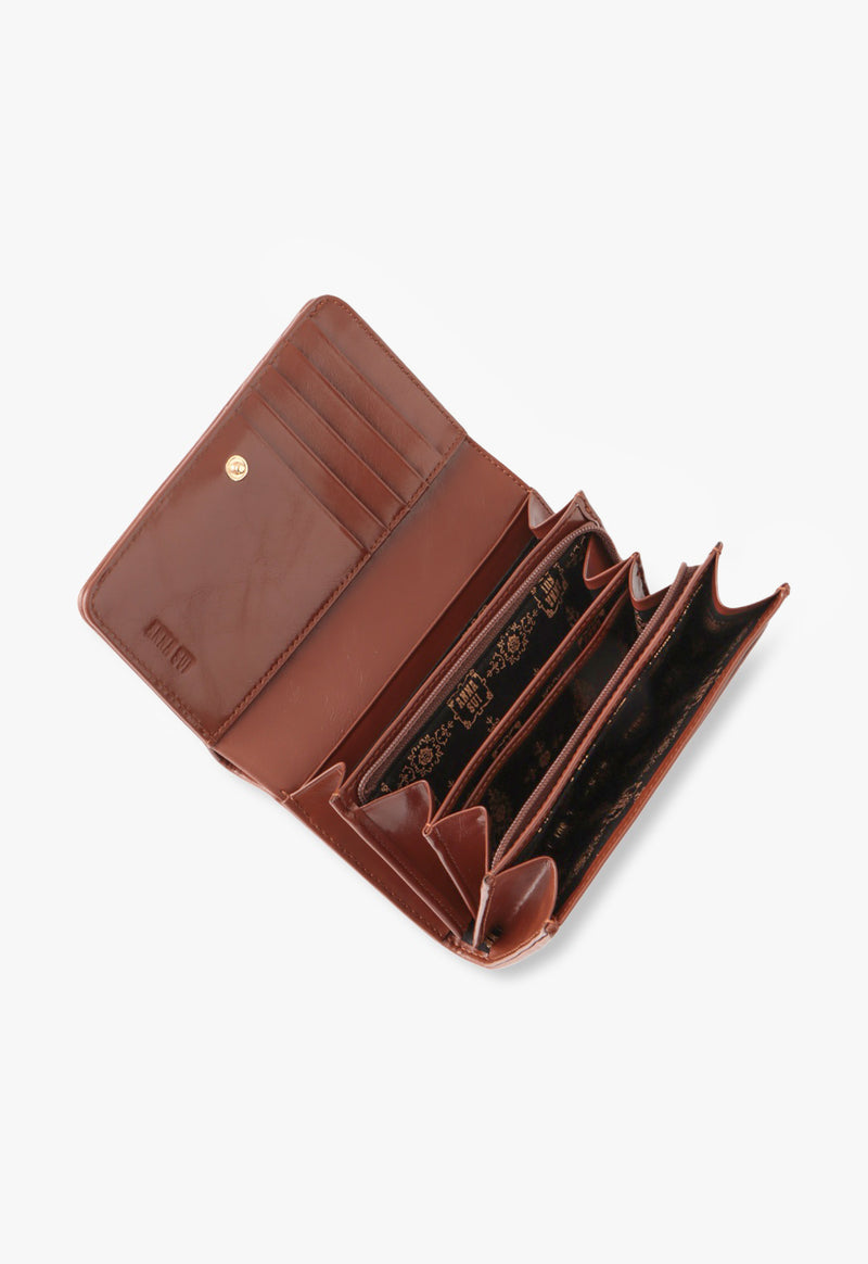 L Fastener Bifold Wallet in Poirot