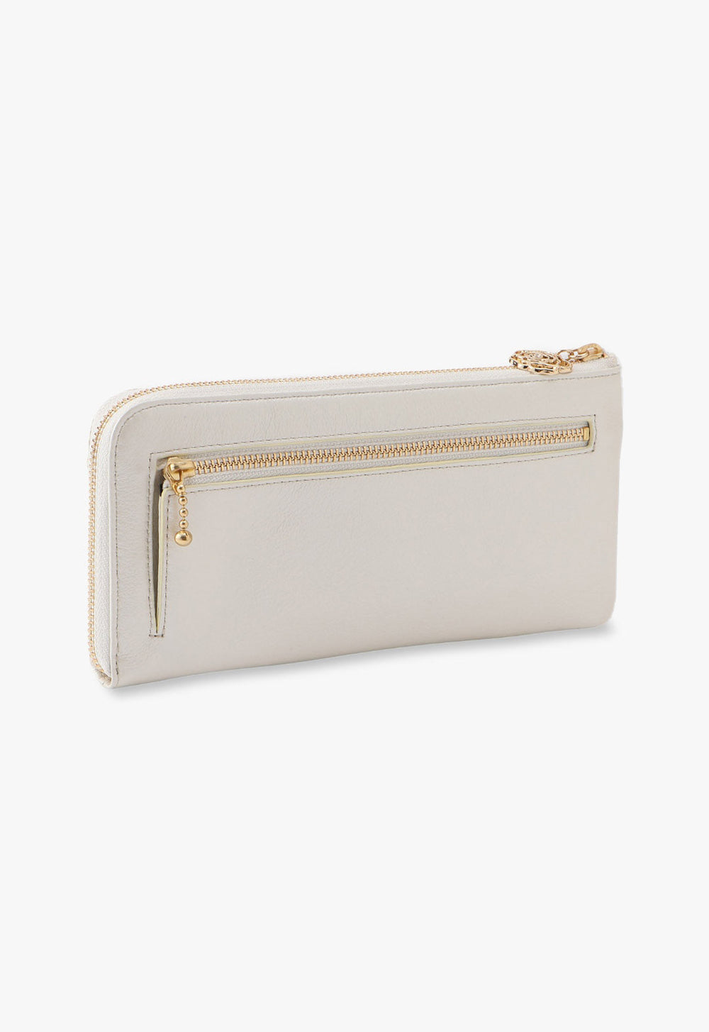 With Snake LZippered thin gusset long wallet – アナ スイ