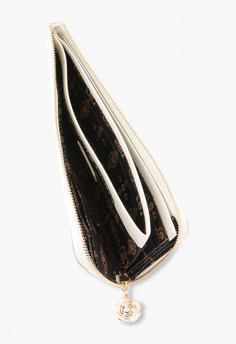 With Snake LZippered thin gusset long wallet – アナ スイ