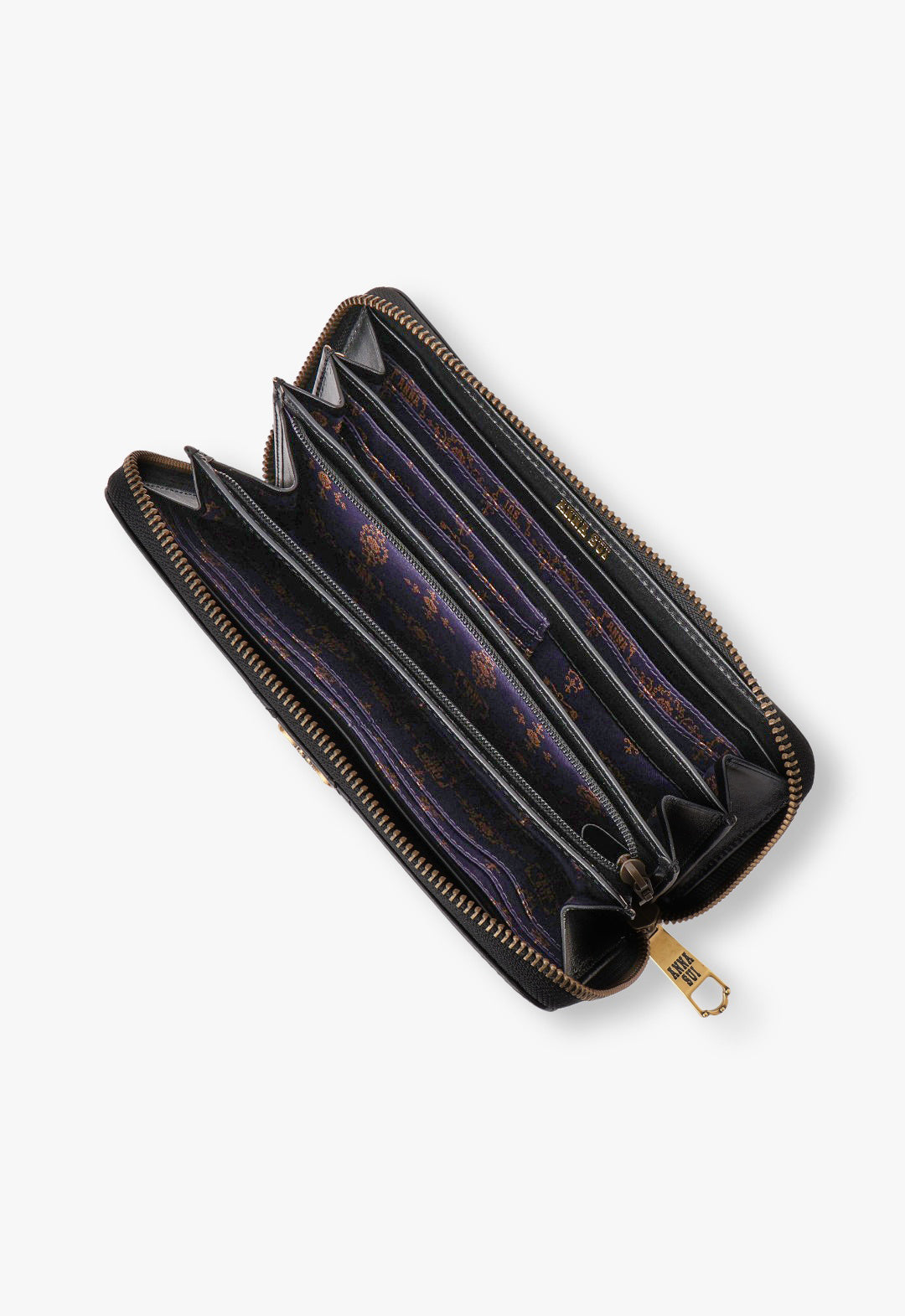 GIFTにも【ANNASUI】Papillon Round Long Wallet Papillon Round Long Wallet