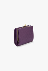 Eleanor clasp bi-fold wallet