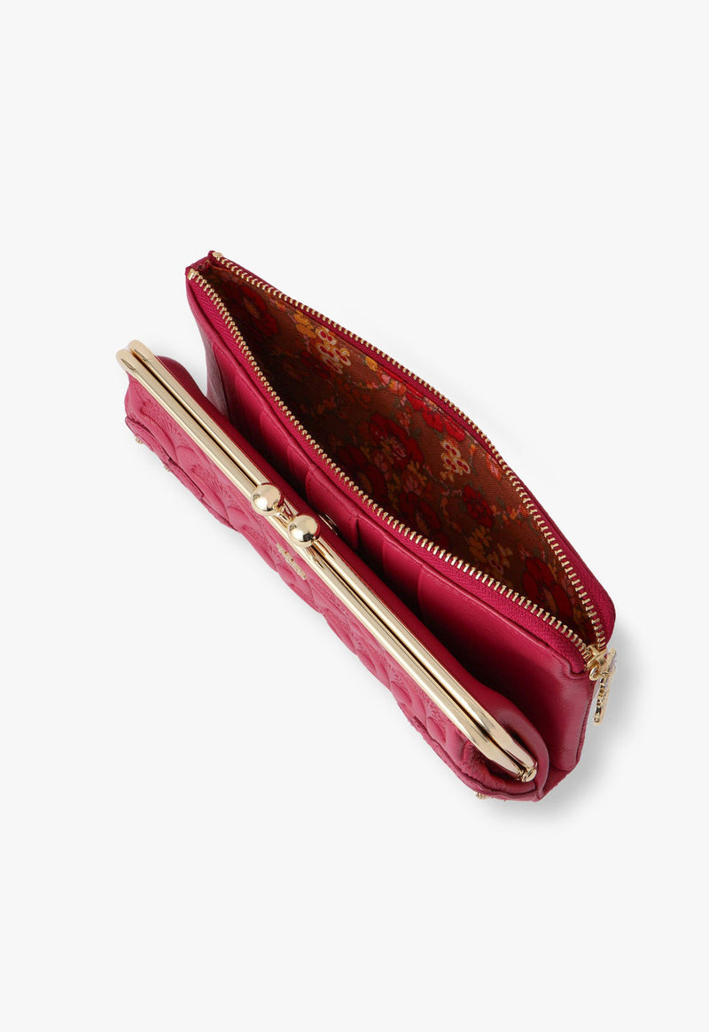 Peacock Bi-fold Wallet with Clasp