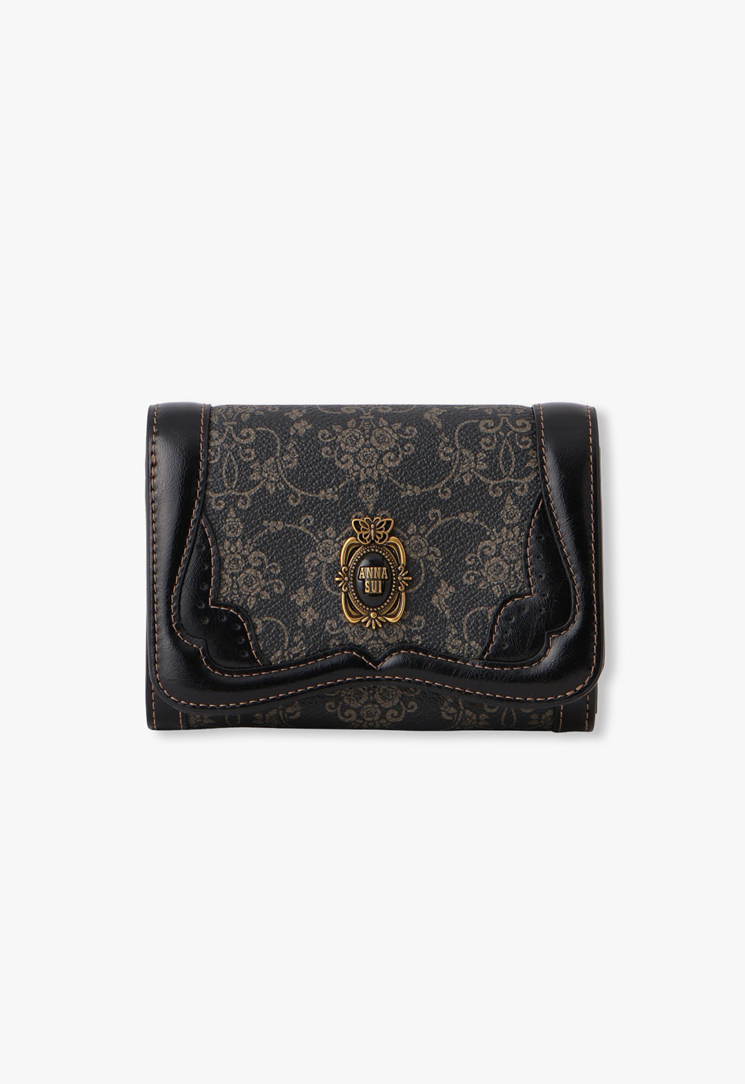 GIFTにも【ANNASUI】Libre Clasp Long Wallet Libre L-shaped zippered bi-fold wallet
