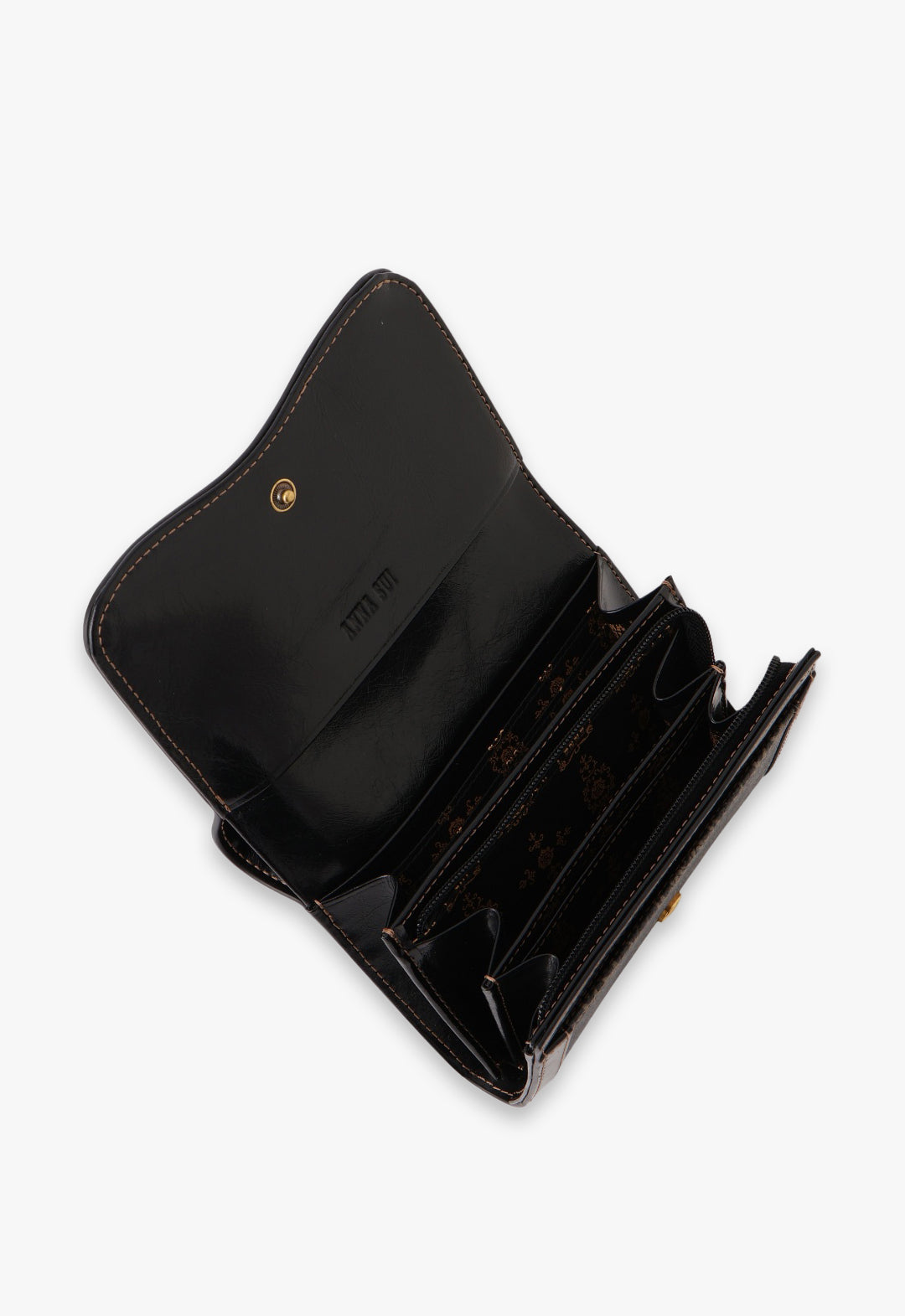 Libre L-shaped zippered bi-fold wallet