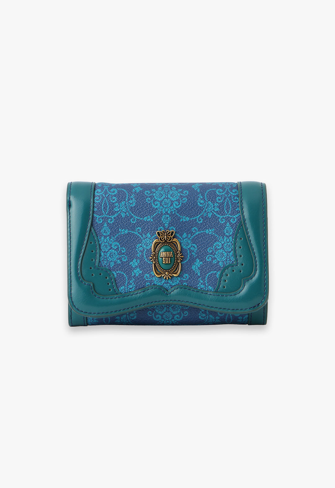 Libre L-shaped zippered bi-fold wallet