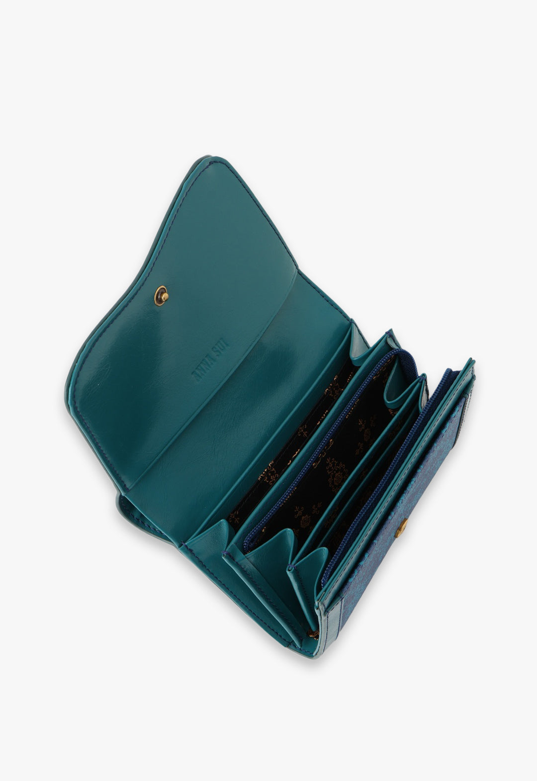 Libre L-shaped zippered bi-fold wallet