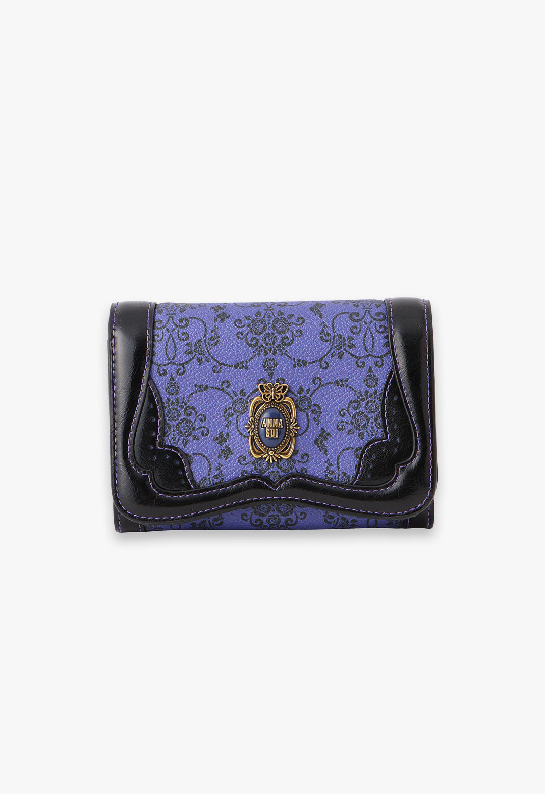 Libre L-shaped zippered bi-fold wallet