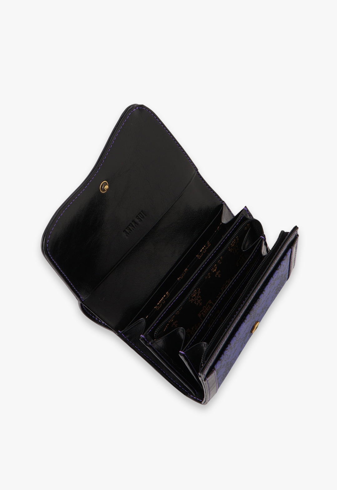 Libre L-shaped zippered bi-fold wallet