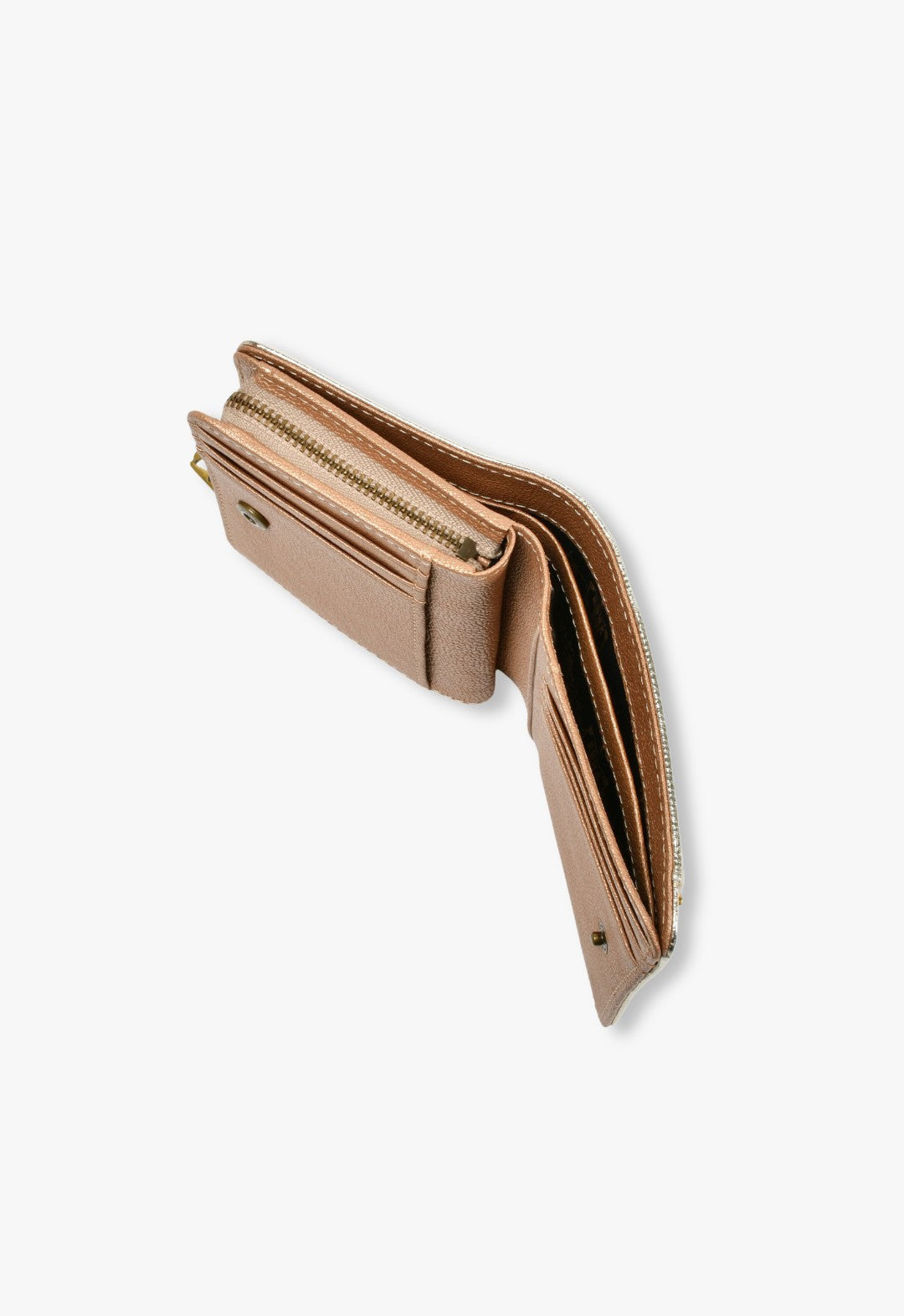 バタフライロゴ Lファスナー二つ折り財布
