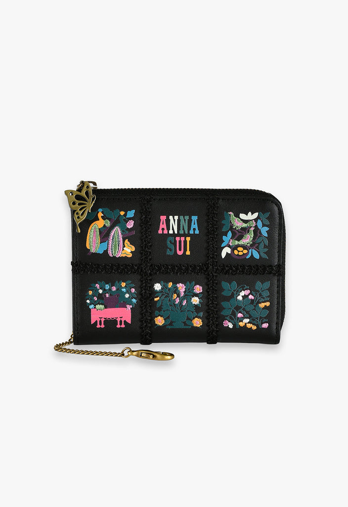 ANNA SUI 星柄 折り財布 ブラック　財布 Amazon | [ANNA SUI] [アナスイ] 二つ折り財布 がま口 本革
