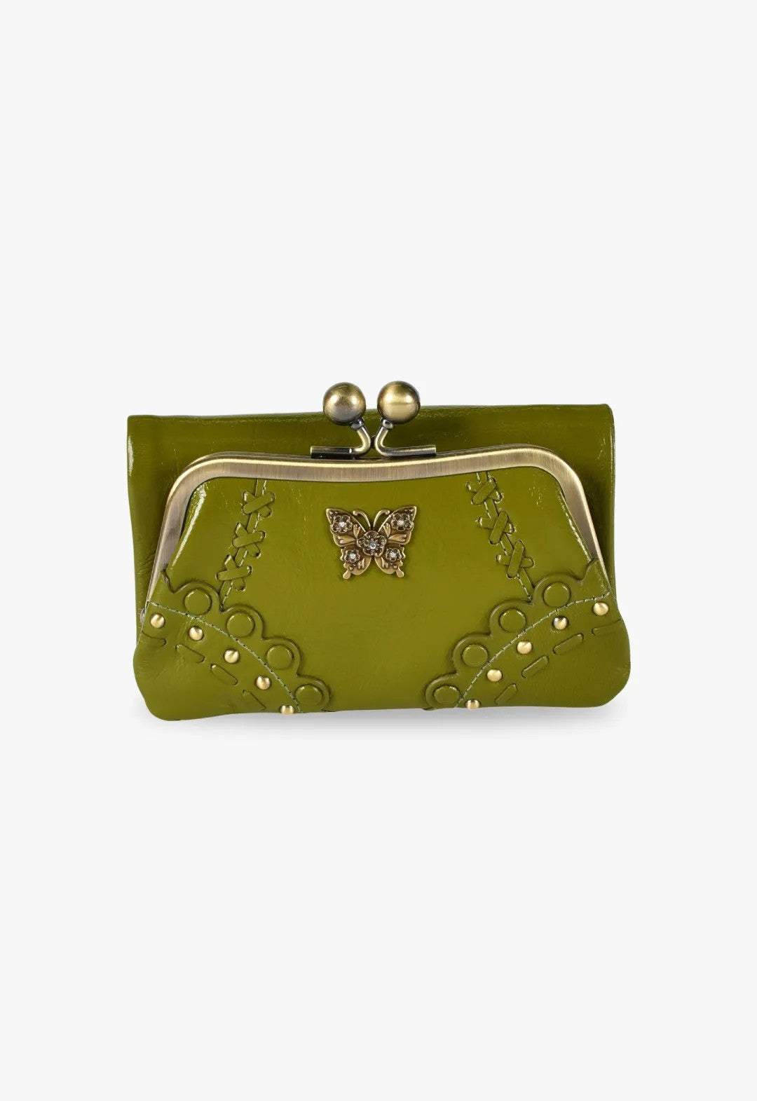 Matilda clasp bifold wallet