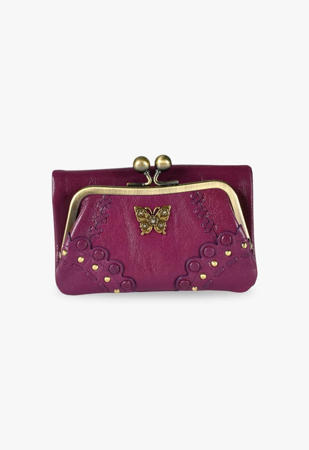 Matilda clasp bifold wallet