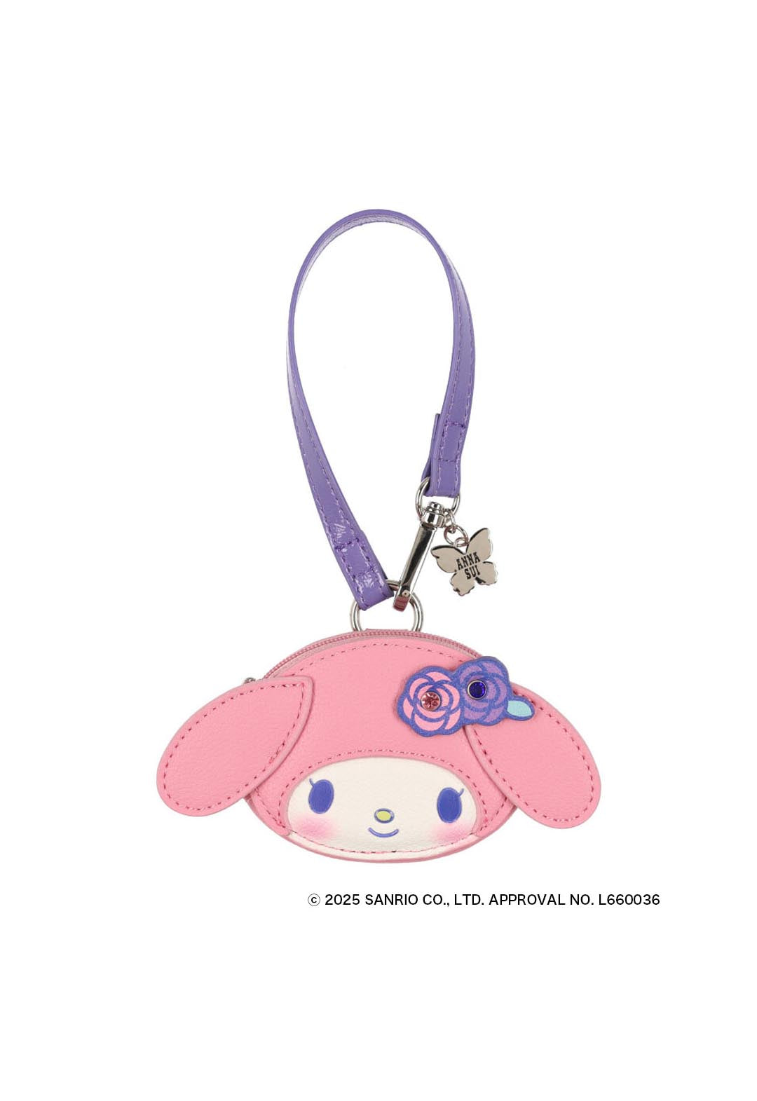 ANNA SUI × MY MELODY & KUROMI チャーム（ピンク）