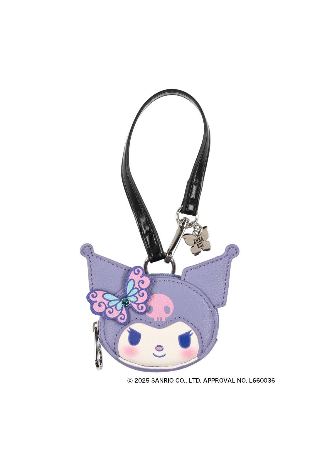 ANNA SUI × MY MELODY & KUROMIチャーム（パープル）