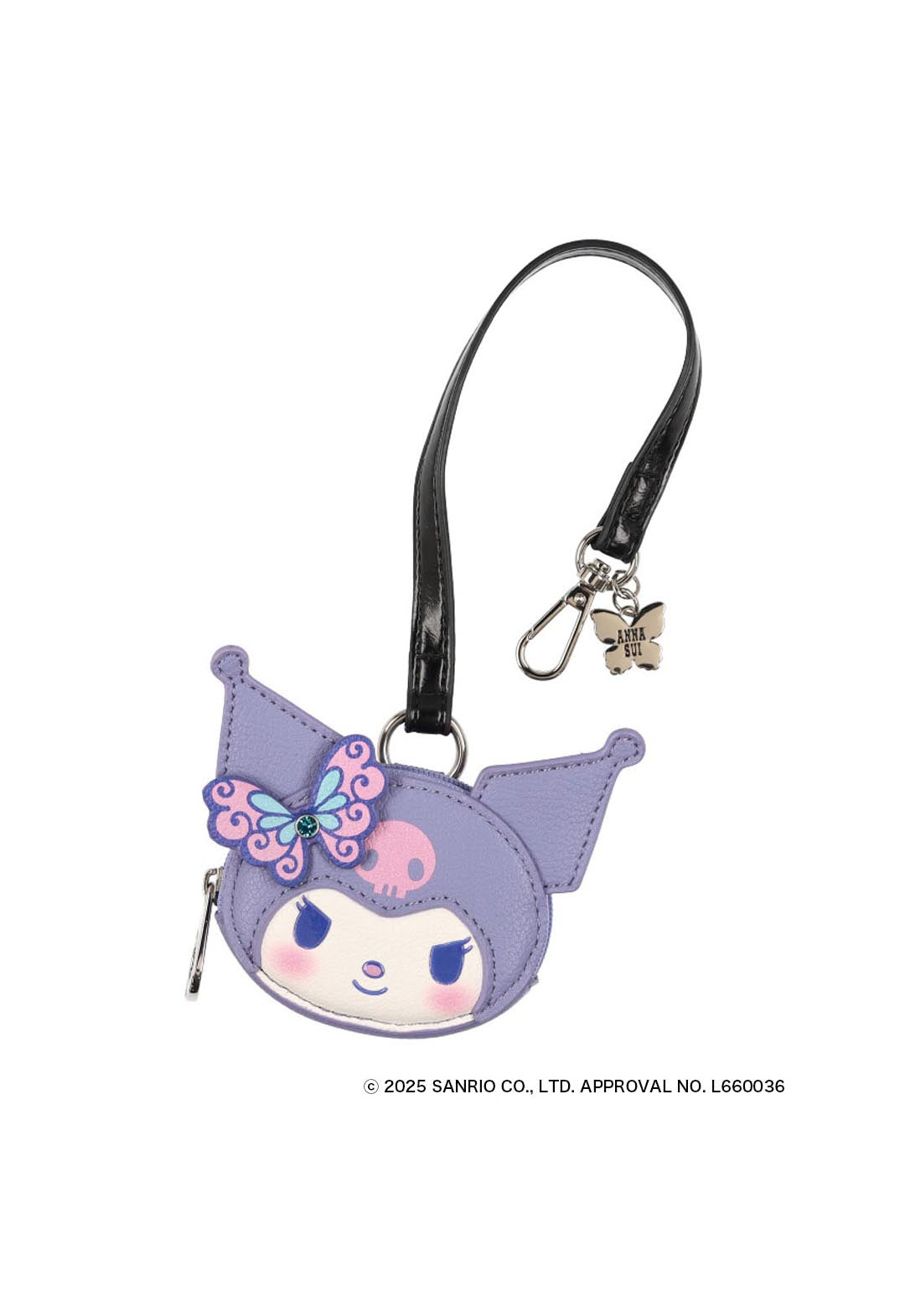 ANNA SUI × MY MELODY & KUROMIチャーム（パープル）