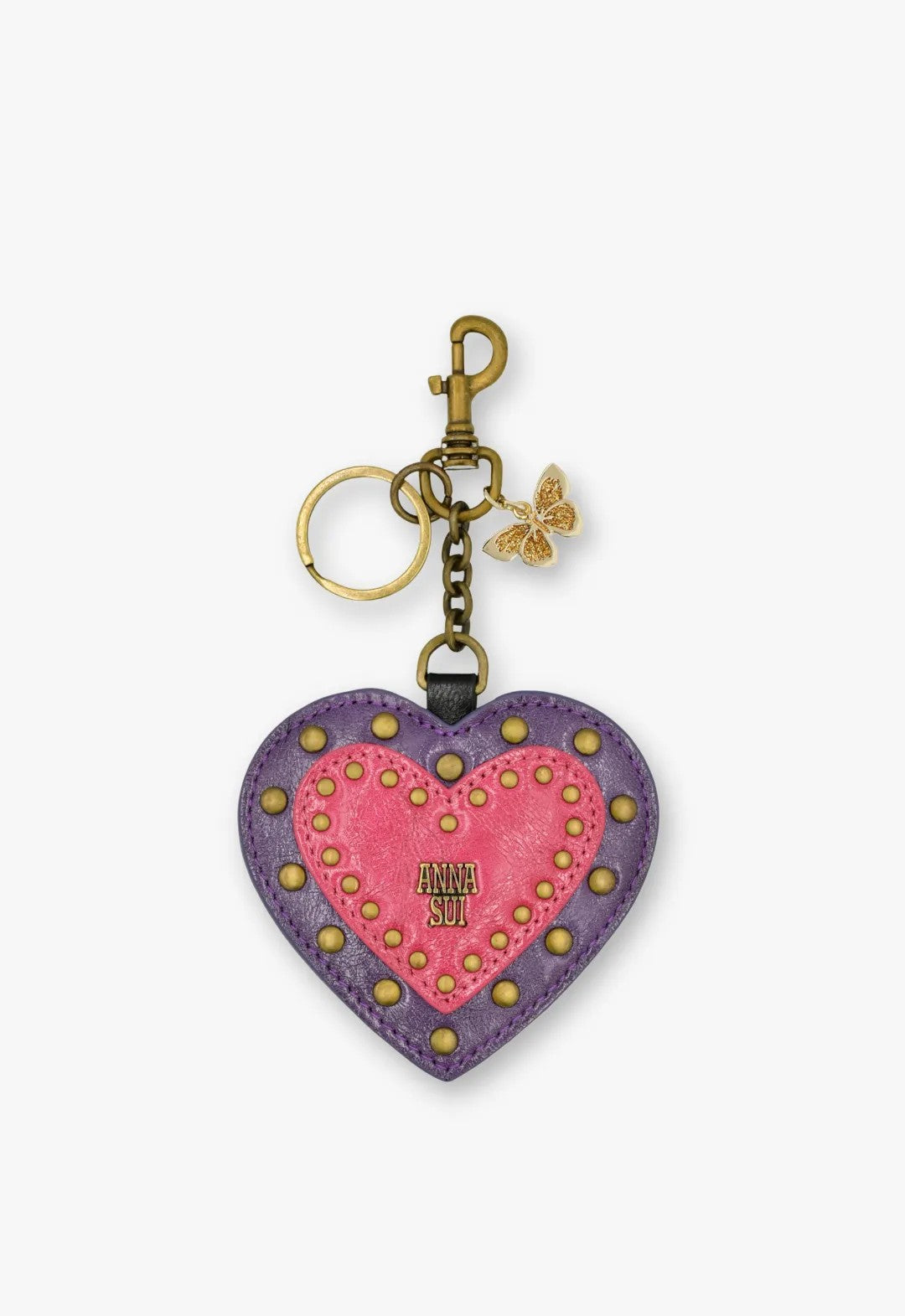 Rockin' Charm Heart Purple