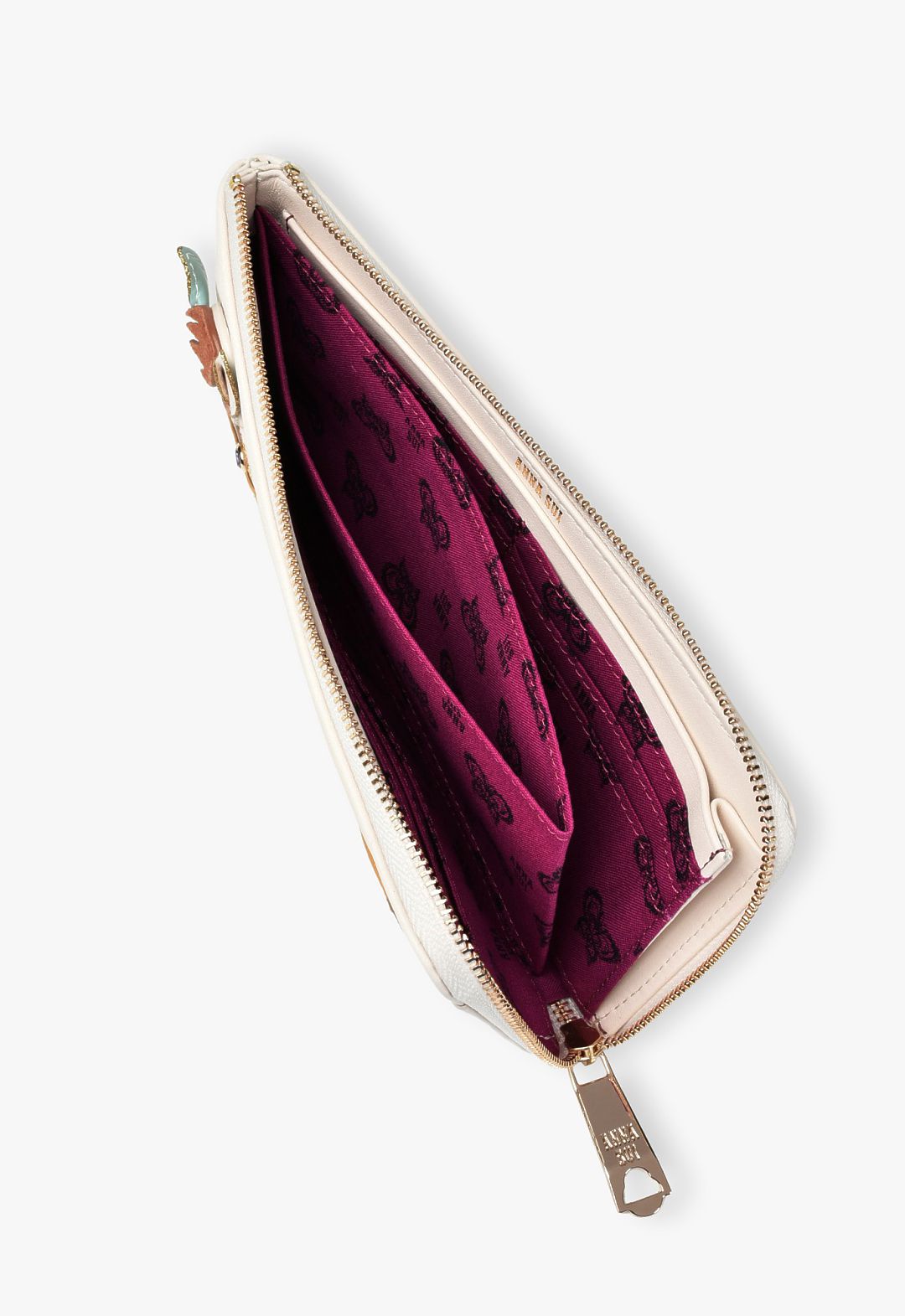 アナ スイ（ANNA SUI）バタフライポニー 薄マチ長財布 | ねこ 猫 ギフト