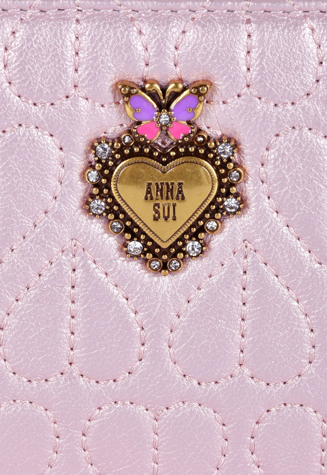 アナ スイ（ANNA SUI）ドリーミー Lファスナー長財布 | バタフライ ギフト